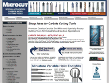 Tablet Screenshot of microcutusa.com